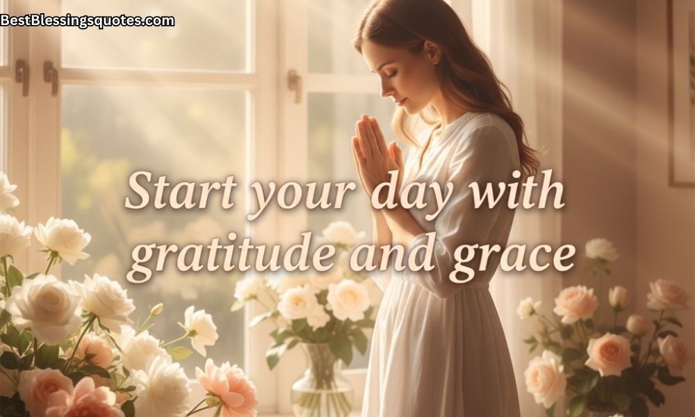 Person praying at sunrise, expressing gratitude and hope for new beginnings.