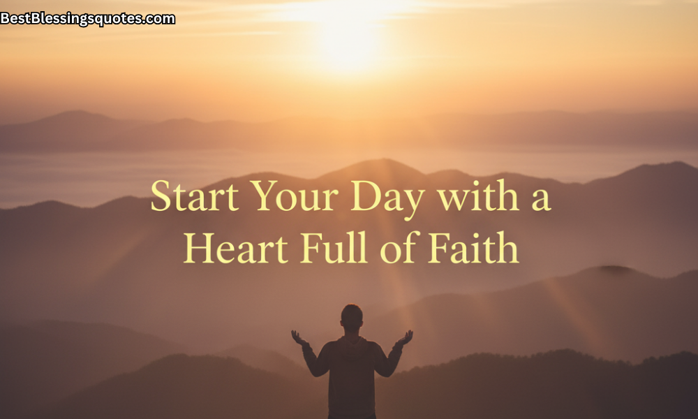 Person praying at sunrise symbolizing new hope, faith, and gratitude.