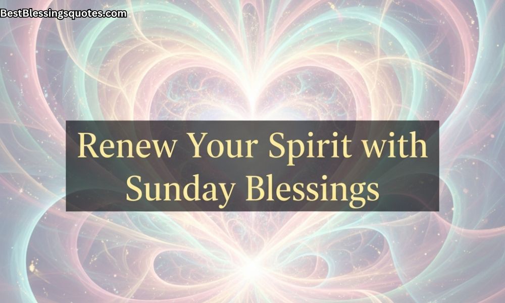 Abstract glowing heart of light symbolizing inner strength and spiritual renewal on Sunday