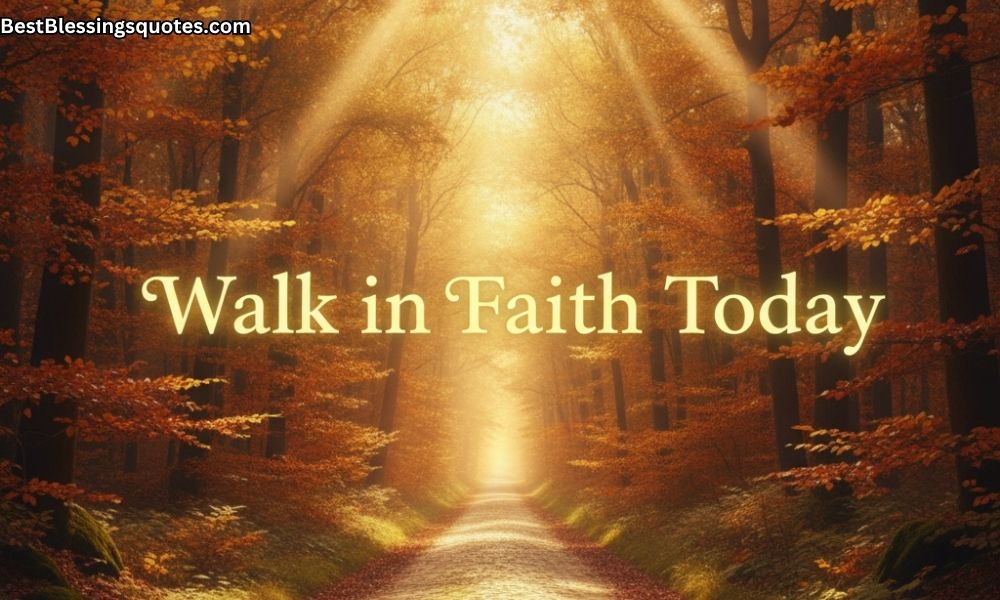 Peaceful path at sunrise symbolizing walking with faith and God’s guidance.