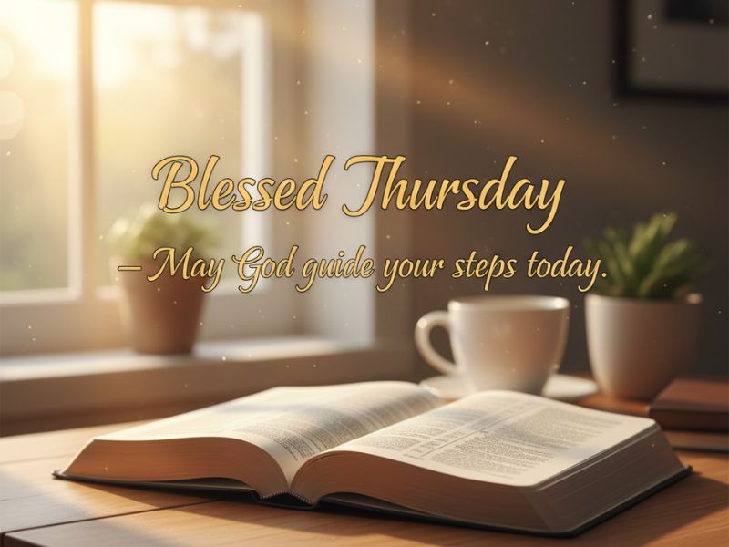 Morning scripture reading for Thursday prayer time