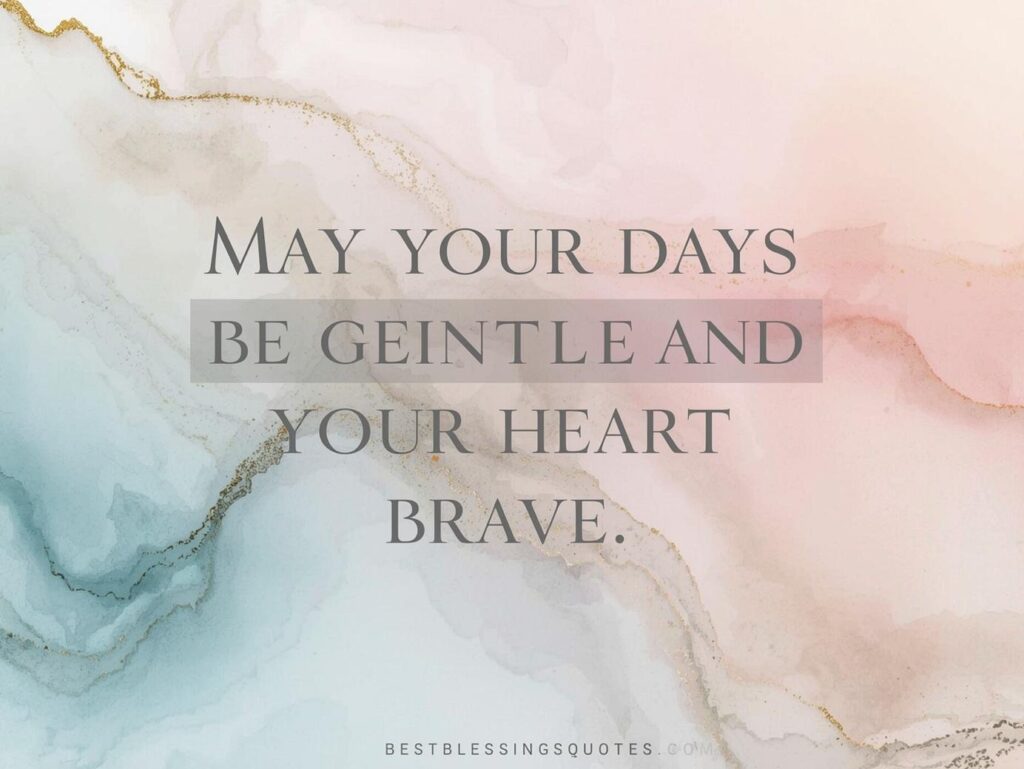 Person meditating with soft candlelight and sunrise glow, symbolizing spiritual calm. Text: &ldquo;May your prayers rise and settle with a soft, faithful calm.