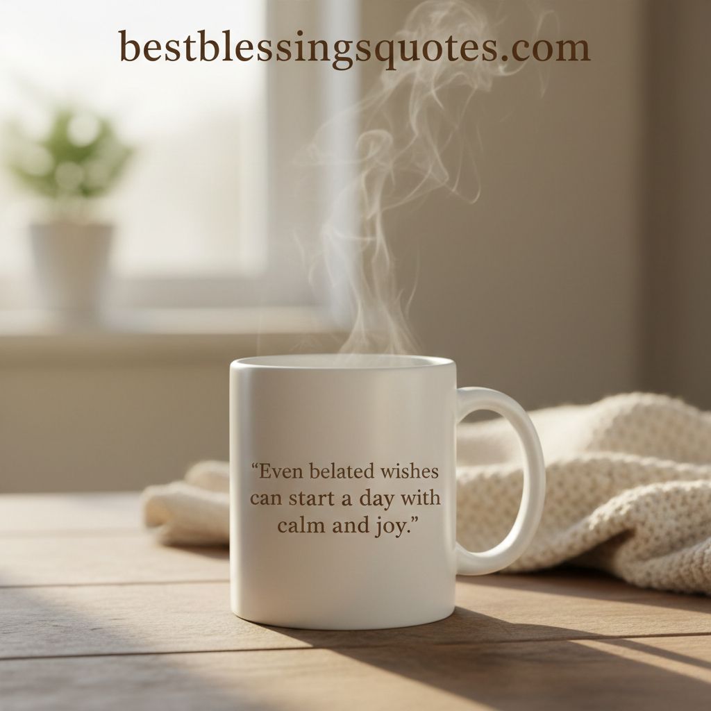 Belated birthday peaceful morning wishes for friends and family