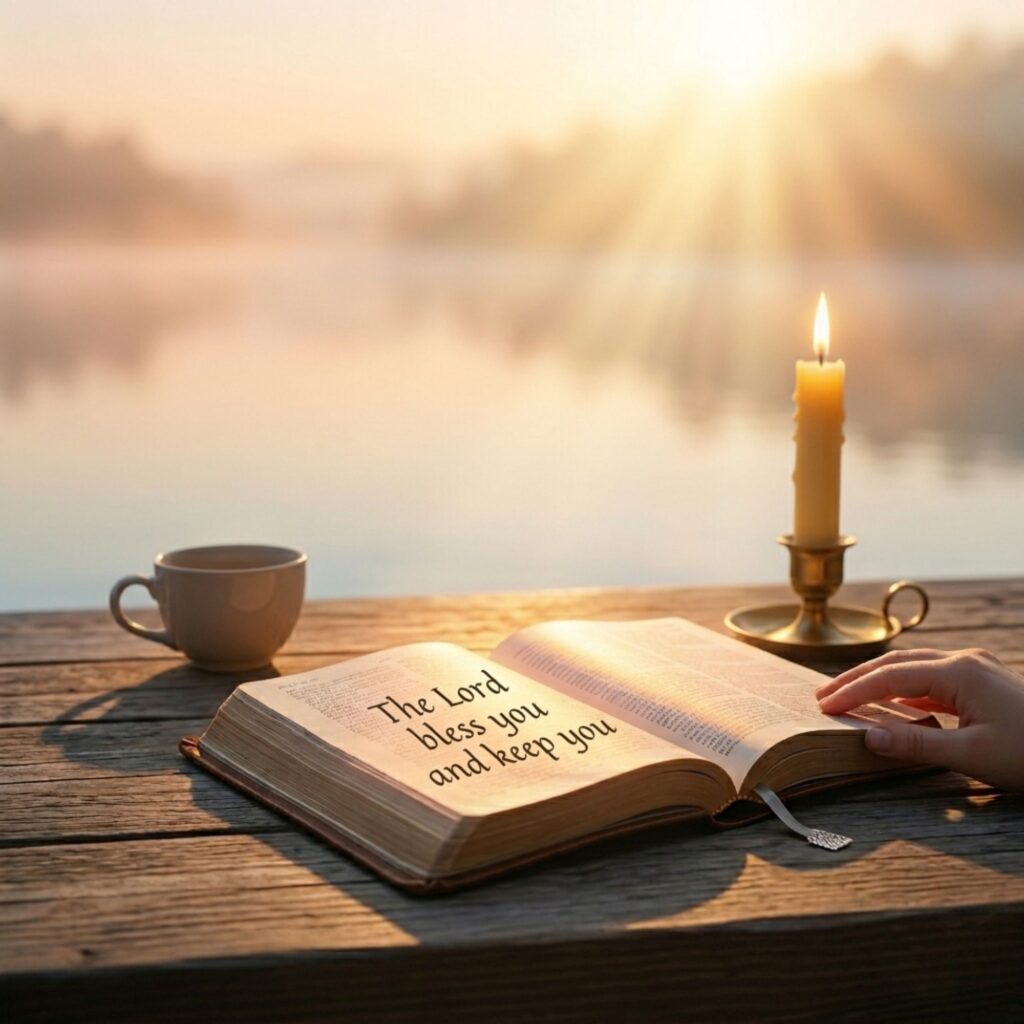 Bible verse birthday blessings Christian image with sunlight, perfect for christian birthday blessings Bible verses and spiritual wishes