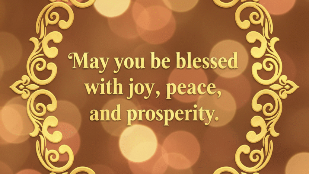 Family and Friends Blessings – Heartfelt Love and Gratitude Quote Background