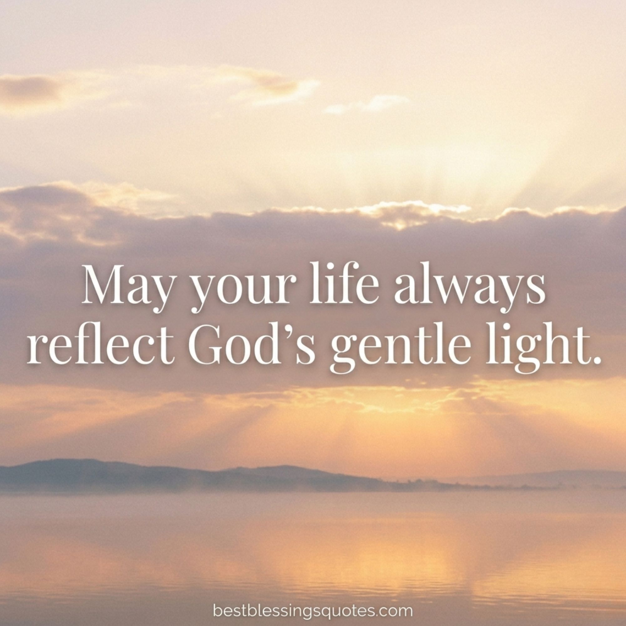 Christian birthday blessings image with soft sunrise and quote, perfect for happy birthday blessings Christian and spiritual birthday wishes