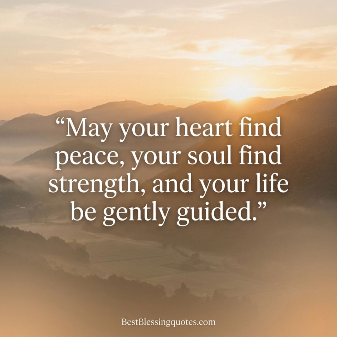 blessing for a friend with a peaceful prayer for strength and healing