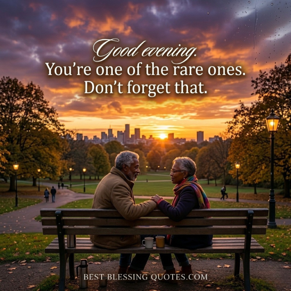 Good Evening Friendship Quote