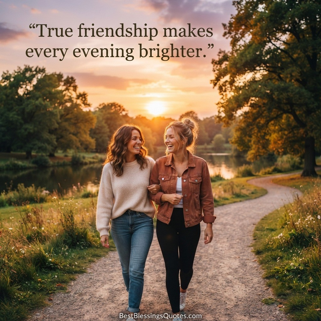 good evening quotes for friends