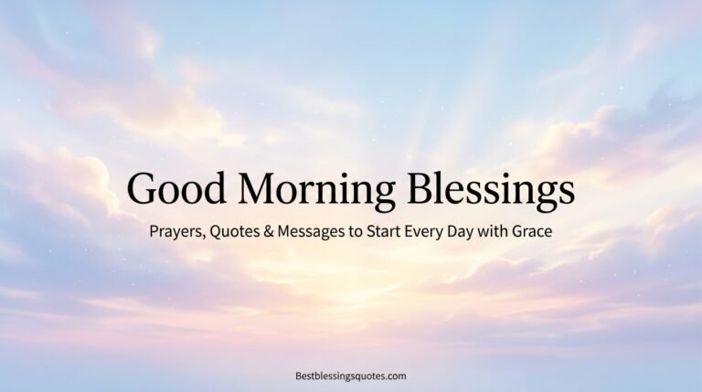 Good morning blessings with an open Bible, flowers, coffee, and peaceful sunrise light