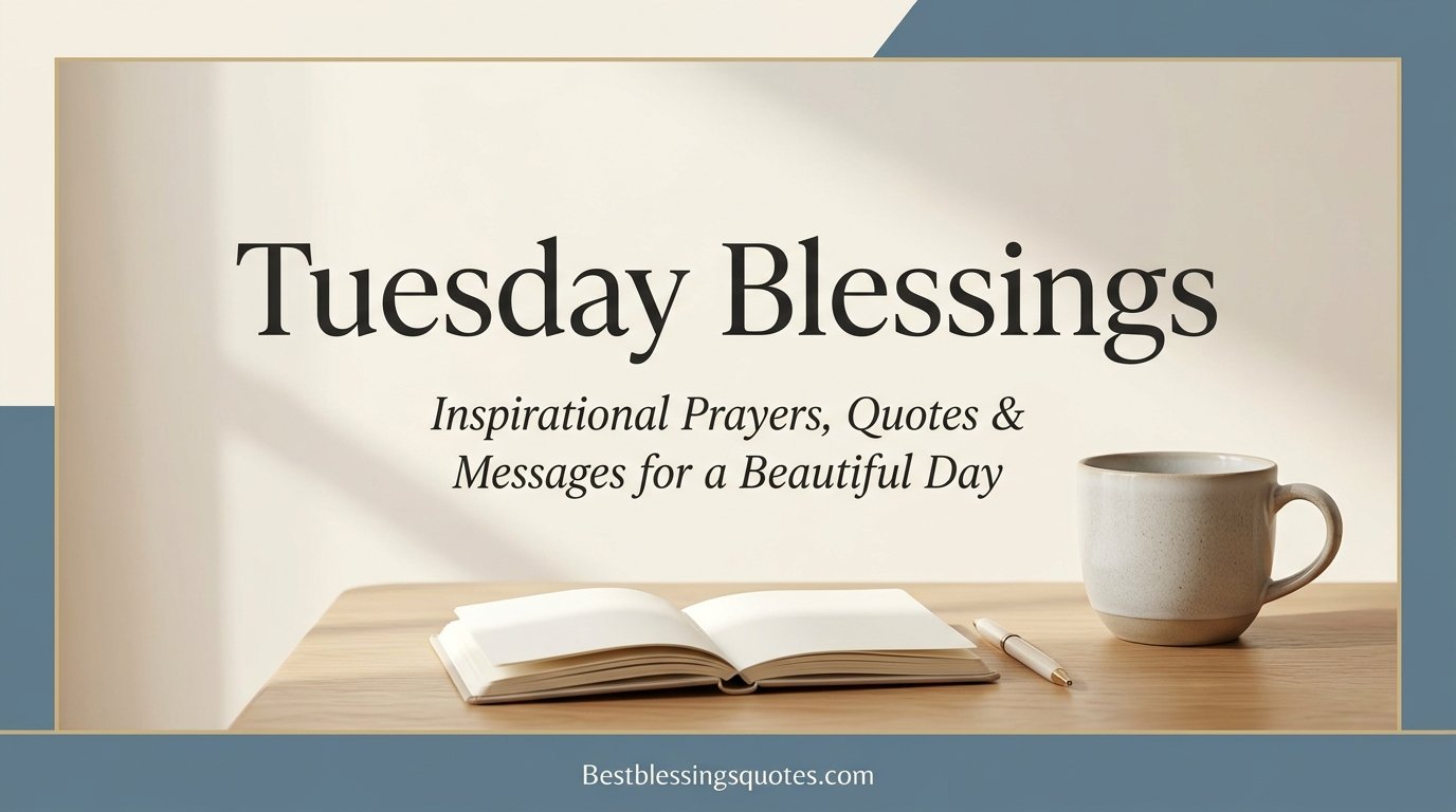 Tuesday blessings with inspirational prayers, quotes, and messages for a beautiful day